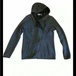 Athleta Hoodie full zip fleece lining with pockets size Small